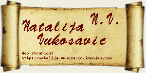 Natalija Vukosavić vizit kartica